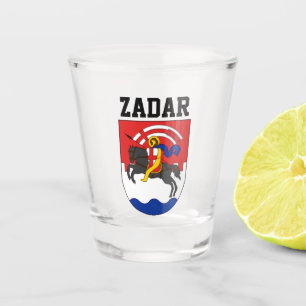 Zadar coat of arms (Croatia) Shot Glass