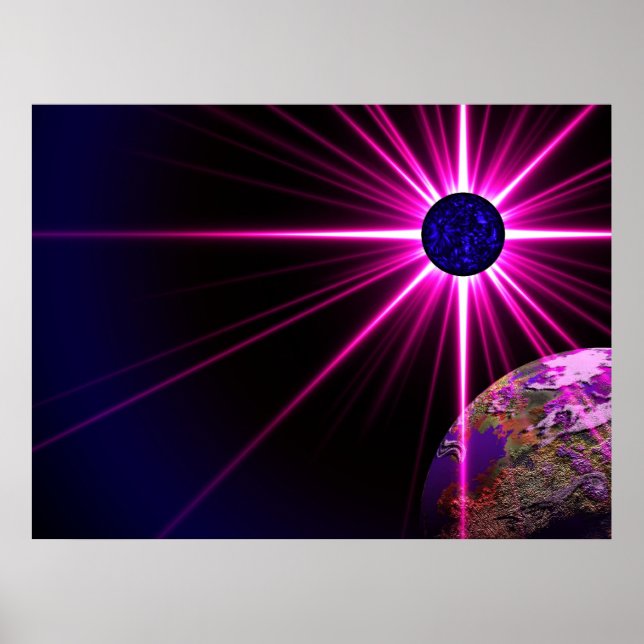 Zadkiel, and The Violet Flame Poster (Front)
