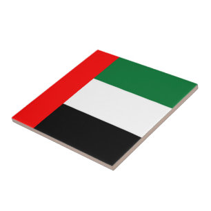 zAE001 UNITED ARAB EMIRATES FLAG UAE Ceramic Tile