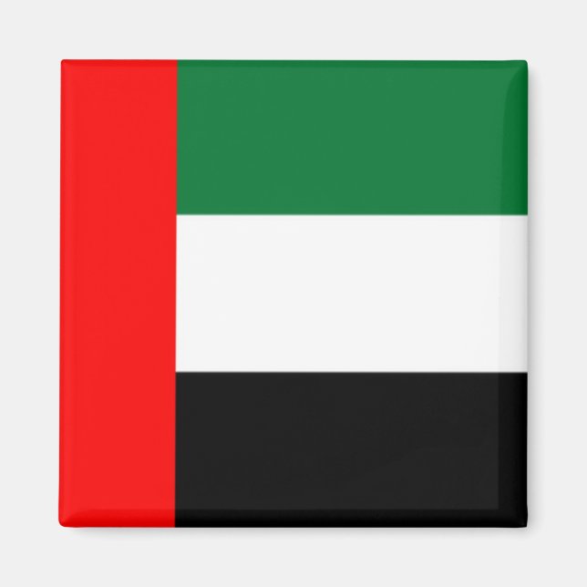 zAE001 UNITED ARAB EMIRATES FLAG UAE Fridge Magnet (Front)