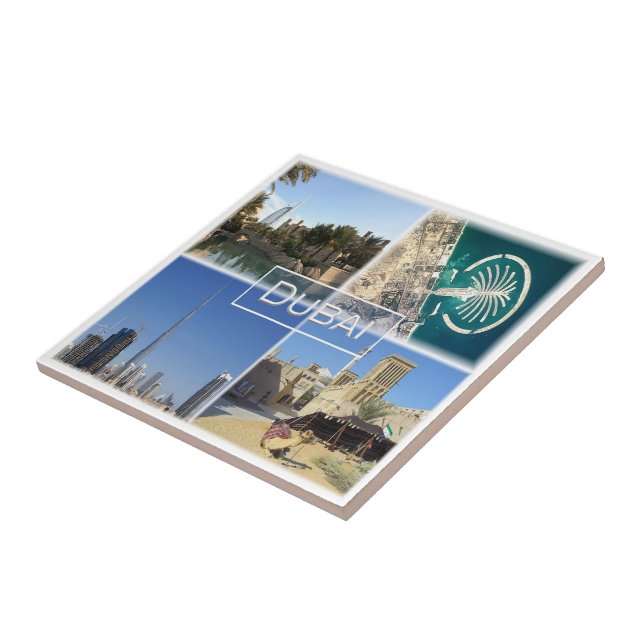 zAE005 DUBAI, United Arab Emirates, Ceramic Tile (Side)