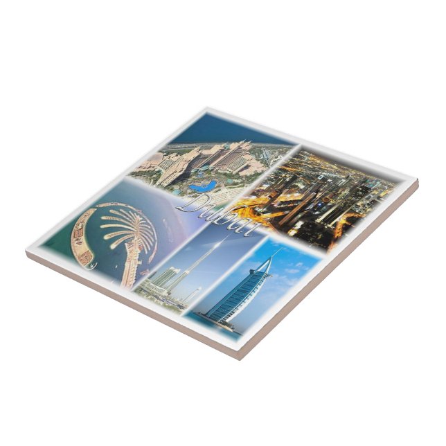 zAE007 DUBAI, United Arab Emirates, Asia, Ceramic Tile (Side)