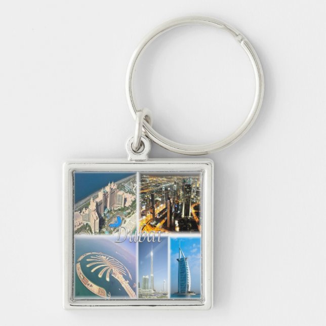 zAE007 DUBAI, United Arab Emirates, Asia, Key Ring (Front)