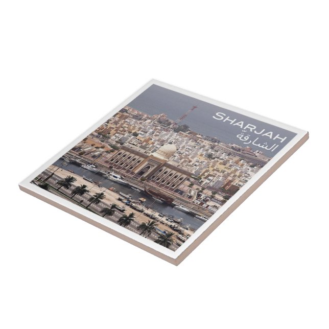 zAE021 SHARJA centre city, UAE, The Middle East,  Ceramic Tile (Side)