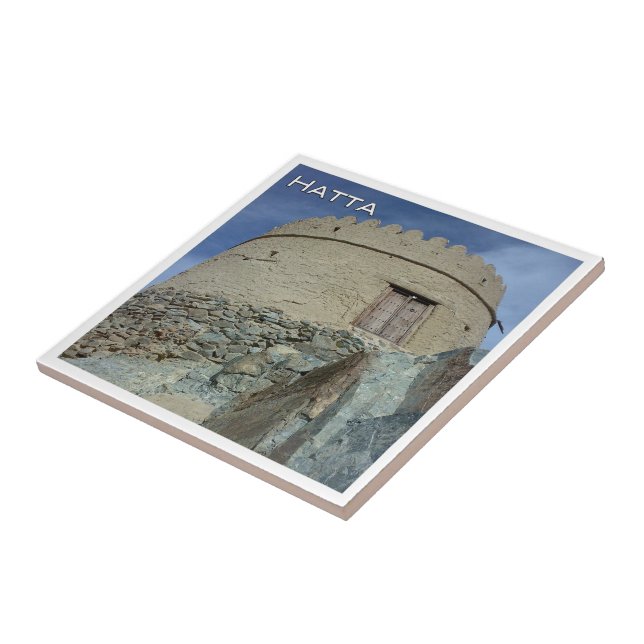 zAE027 HATTA TOWER, UAE, The Middle East, Ceramic Tile (Side)