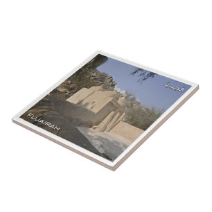 zAE029 FUJAIRAH AL BADIYAH mosque, UAE, Fridge Ceramic Tile