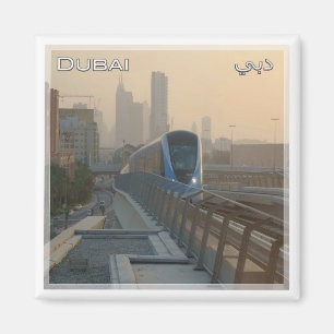 zAE039 DUBAI subway, United Arab Emirates, UAE, Magnet