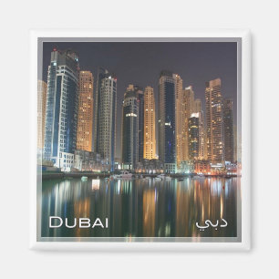 zAE043 DUBAI marina, United Arab Emirates, Fridge Magnet