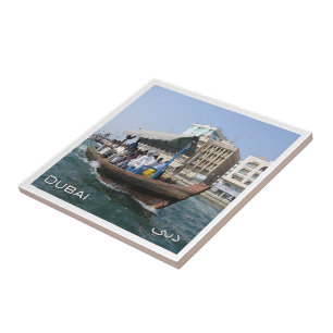 ZAE045 DUBAI flusstaxi ABRA, UAE, Ceramic Tile