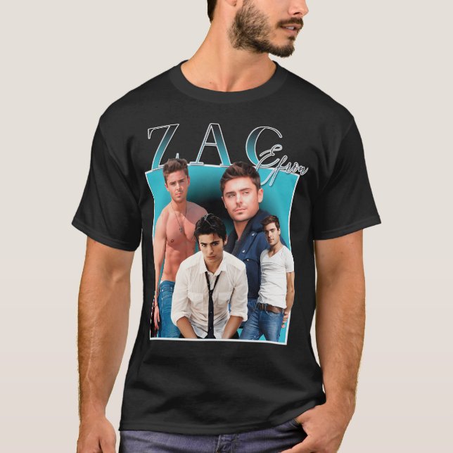 Zaf Efron Bolton Actor T-Shirt (Front)