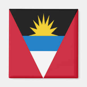 zAG001 ANTIGUA And BARBUDA FLAG, America, Fridge Magnet