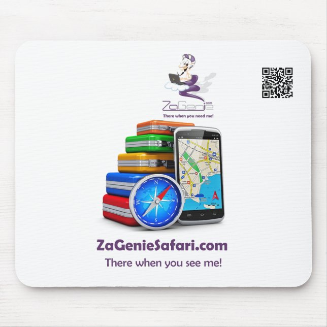 ZaGenie Safari - Mouse Pad (Front)