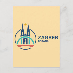 Zagreb Croatia Europe Postcard