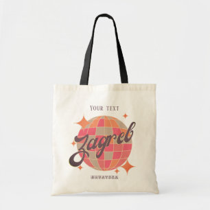Zagreb Croatia Hrvatska retro holiday fashion Tote Bag