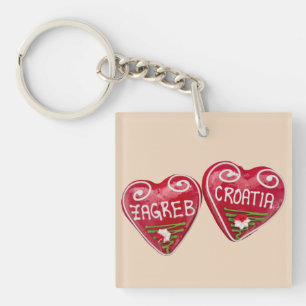 Zagreb, Croatia Key Ring