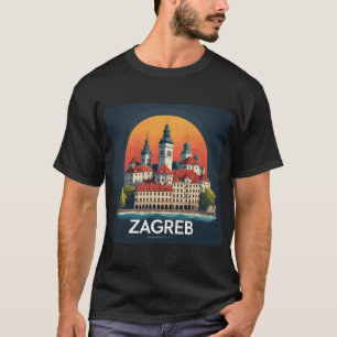 Zagreb Croatia Old Town History Architecture T-Shirt