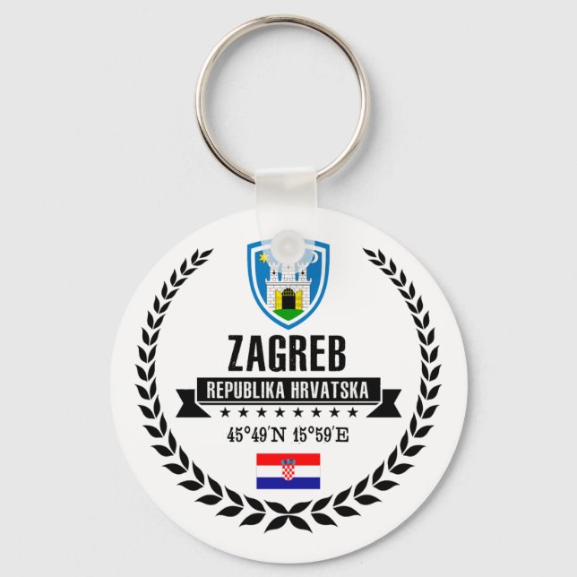 Zagreb Key Ring (Front)