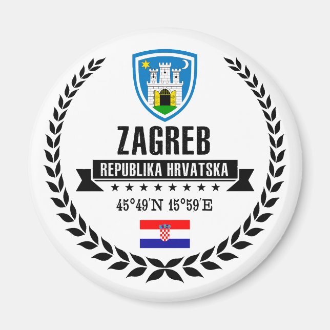 Zagreb Magnet (Front)