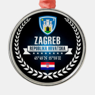 Zagreb Metal Ornament
