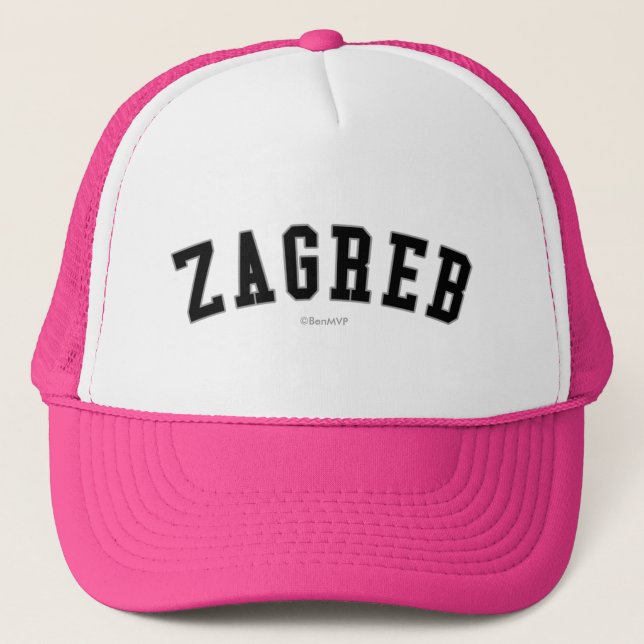 Zagreb Trucker Hat (Front)