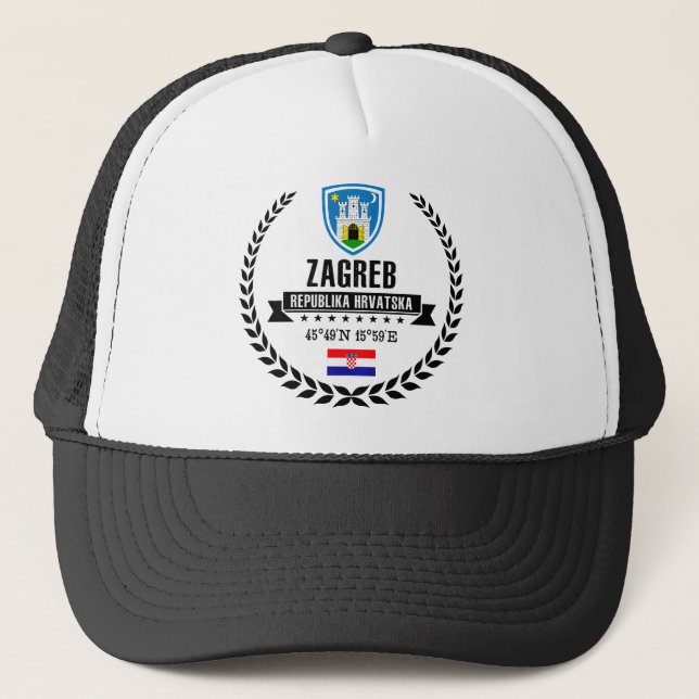 Zagreb Trucker Hat (Front)