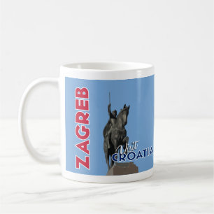 Zagreb, Visit Croatia I Love Coffee Mug
