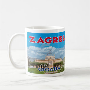 Zagreb, Visit Croatia I Love Coffee Mug