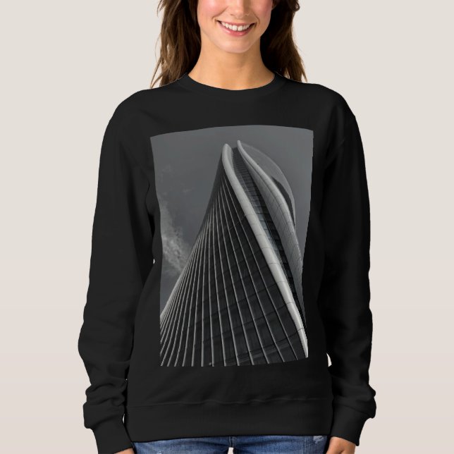 Zaha Architecture Skyscraper Building Office Urban Sweatshirt (Front)