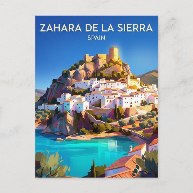 Zahara de la Sierra Spain Postcard (Front)