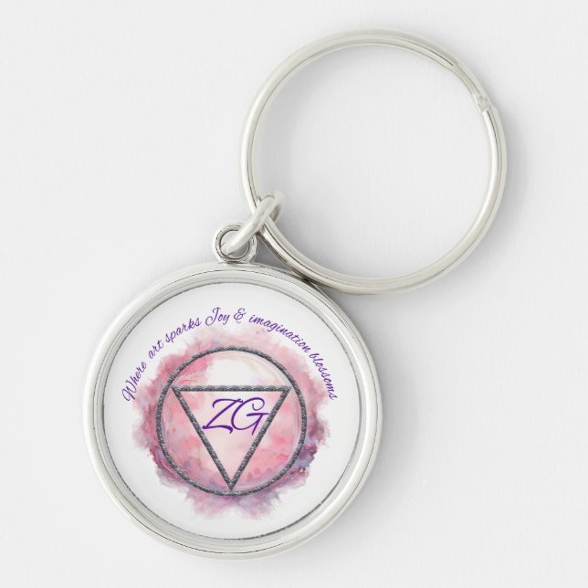 ZahariaGrace Brand Merchandise Key Ring (Front)