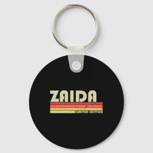 Zaida Name Personalised Retro Vintage 80s 90s Birt Key Ring