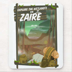Zaïre african adventure mouse pad
