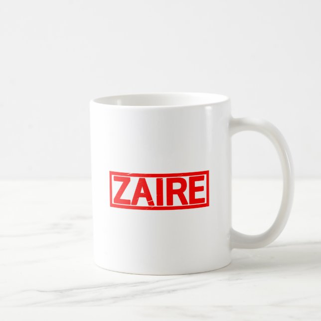 Zaire Stamp Coffee Mug (Right)