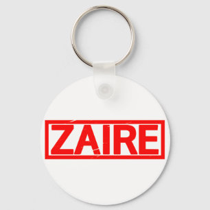 Zaire Stamp Key Ring