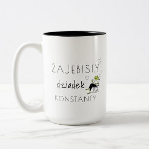 Żajebisty Dziadek Personalised Mug   Funny Polish 