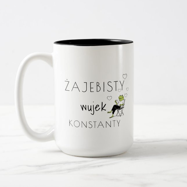 Żajebisty Wujek Personalised Mug | Funny Polish (Left)