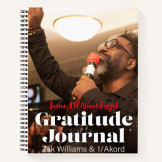 Zak Williams & 1/Akord Gratitude Spiral Notebook
