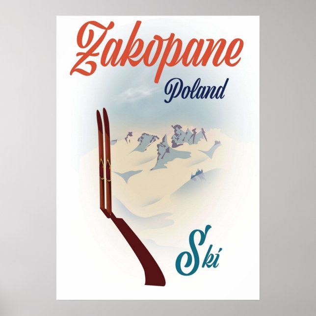 Zakopane Poland ski Poster (Front)