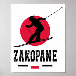 Zakopane Poland Ski Resort Tatra Polish Skiing Sou Poster