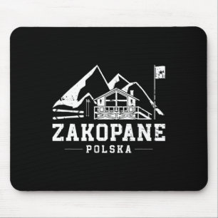 Zakopane Polska Winter Sports Skiing Snowboarding  Mouse Pad