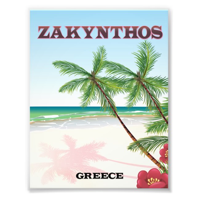 Zakynthos Greece travel poster (Front)