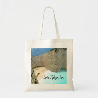 Zakynthos Tote Bag (the shipwreck) with motif