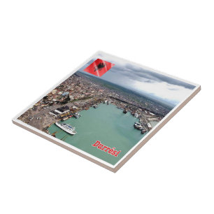 zAL010 DURRËS port Albania, Ceramic Tile