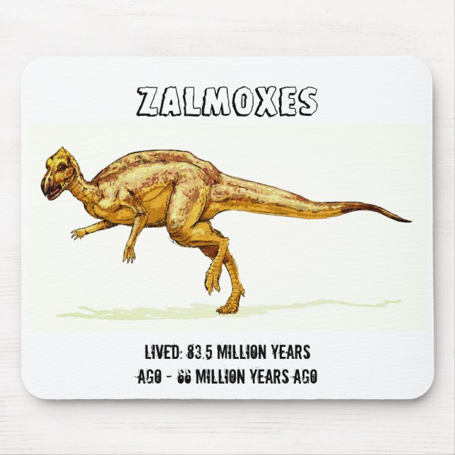 Zalmoxes Dinosaur Mousepad (Front)
