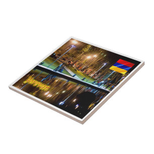 zAM010 YEREVAN nightlife, Armenia, Asia, Ceramic Tile