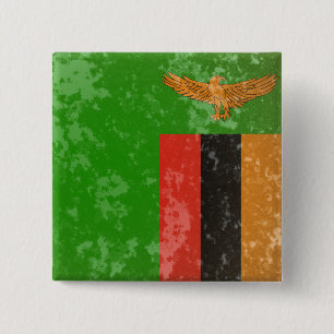 Zambia 15 Cm Square Badge