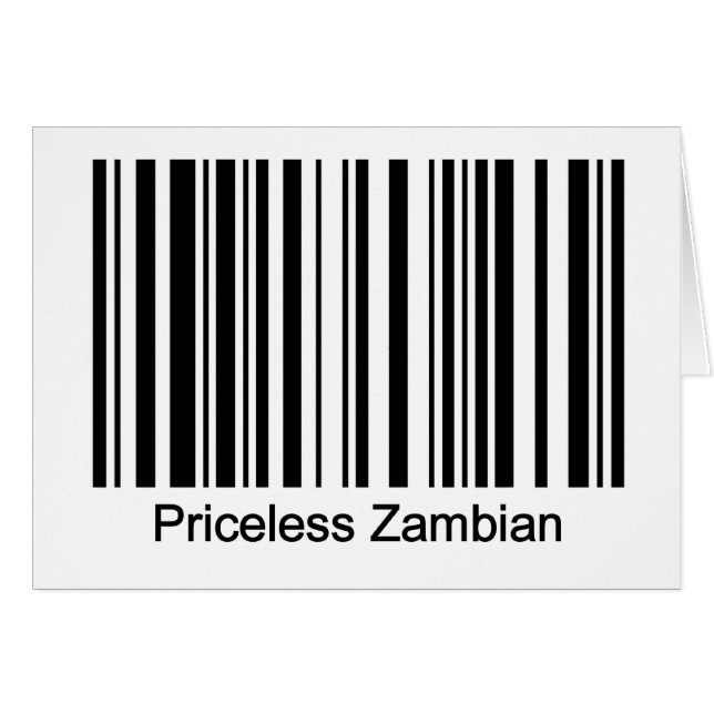 Zambia Card (Front Horizontal)
