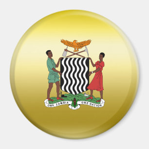 Zambia Coat of Arms Magnet
