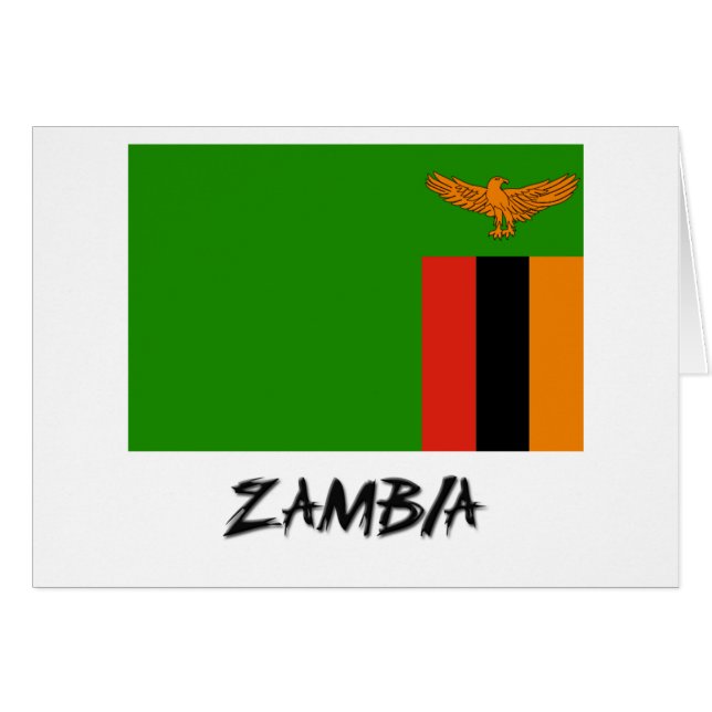 Zambia Flag (Front Horizontal)