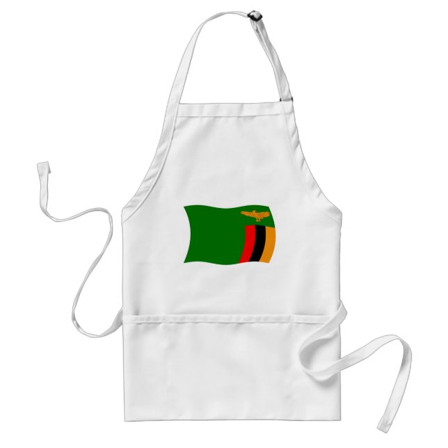 Zambia Flag Apron (Front)